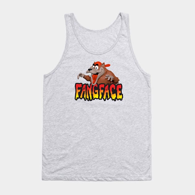 Fangface Tank Top by GothicStudios